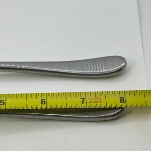 2 Place/Oval Soup Spoon Brynley Satin (Stainless) by Mikasa 8"